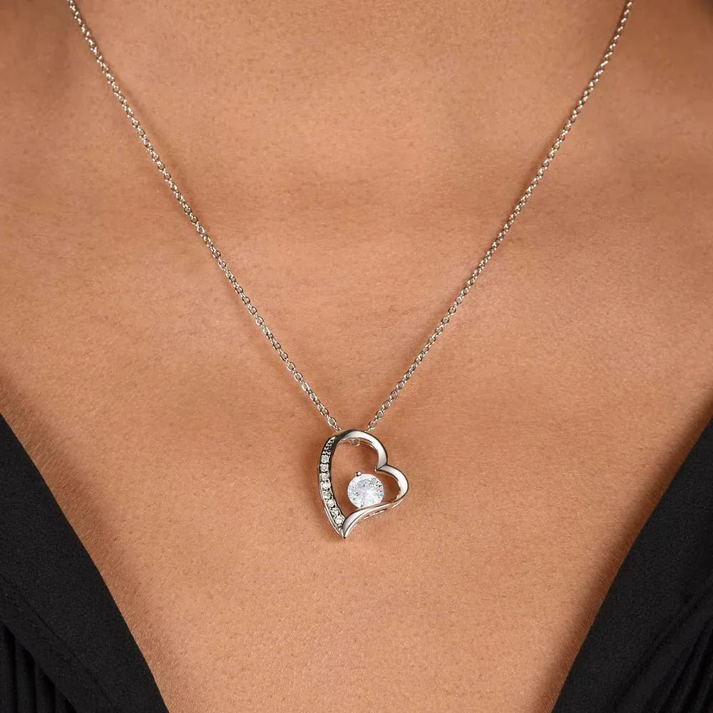 To My Daughter Heart Necklace with Light-Up Gift Box — view 6