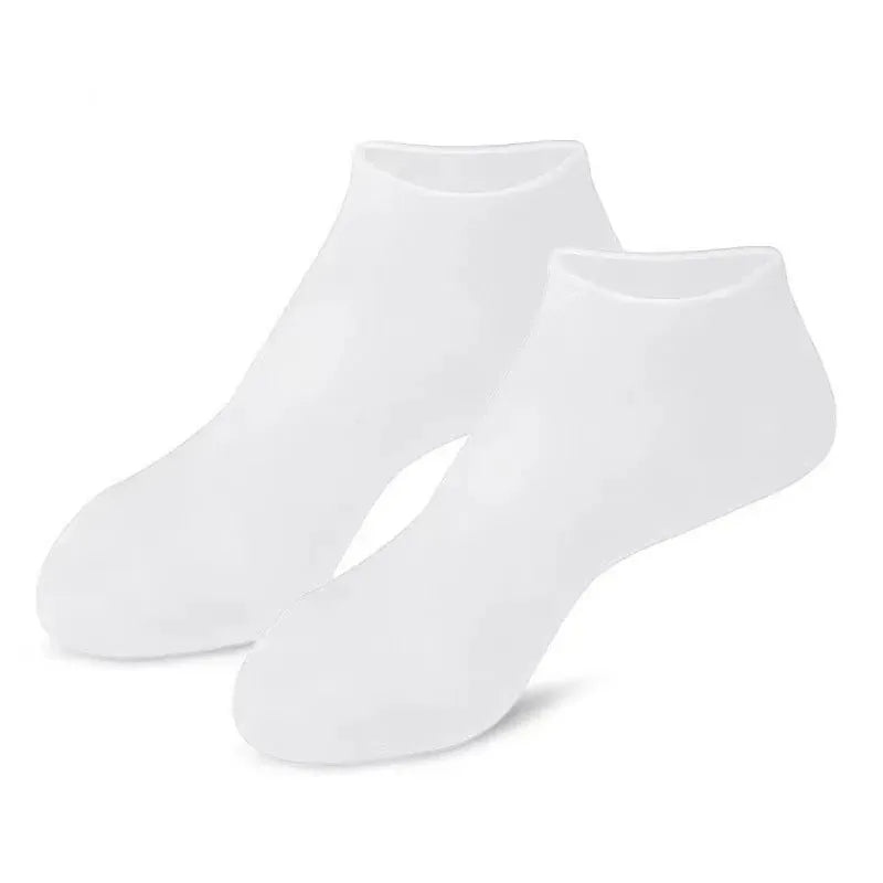 Reusable Silicone Foot-Care Socks for Moisturizing Routines, 2 Pairs — view 8