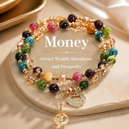 Double-Strand Beaded Ruyi Lock Bracelet – main view