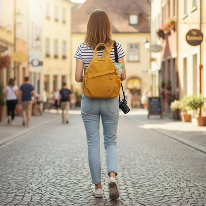 Convertible Everyday Backpack and Shoulder Bag in Four Colors – image 3