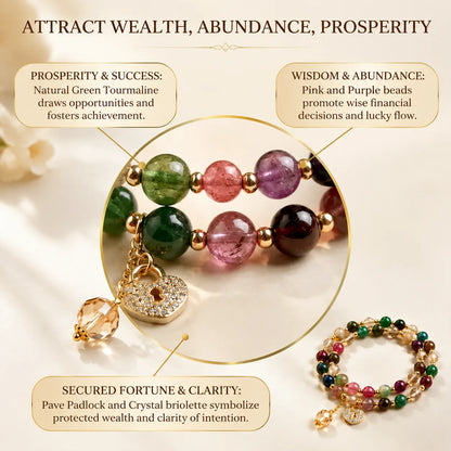 Double-Strand Beaded Ruyi Lock Bracelet – product detail 4