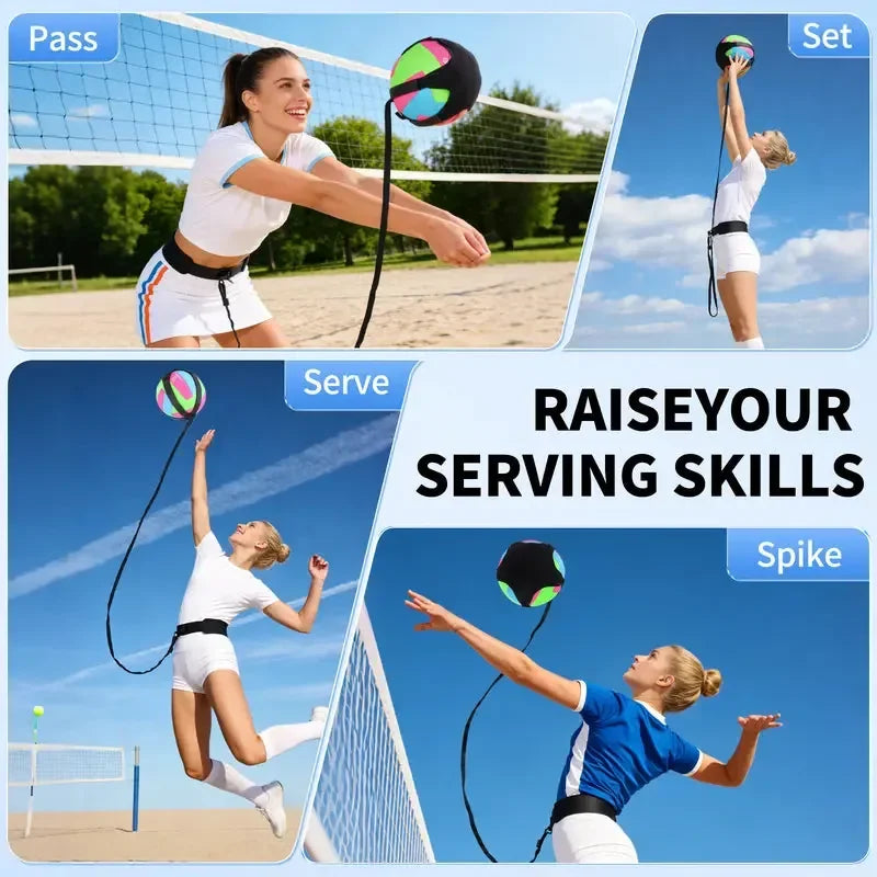 Solo Volleyball Training Tether Set in Pink or Black – image 4