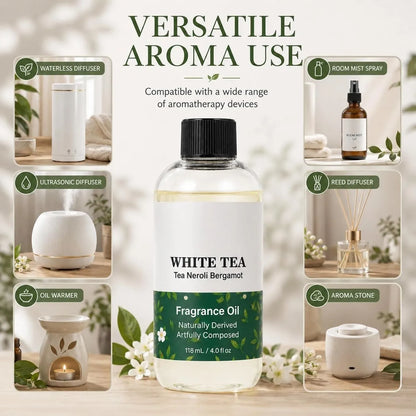 White Tea Fragrance Oil Refill Bottle – image 5