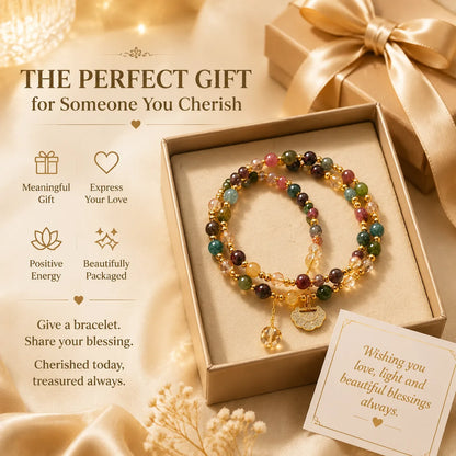 Double-Strand Beaded Ruyi Lock Bracelet – product detail 6