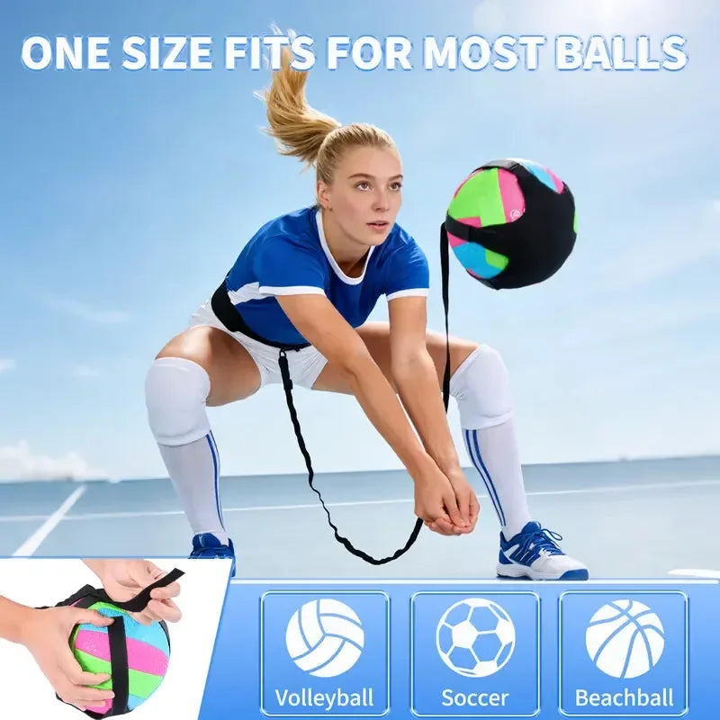 Solo Volleyball Training Tether Set in Pink or Black – image 6