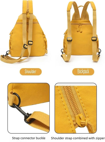 Convertible Everyday Backpack and Shoulder Bag in Four Colors – image 6