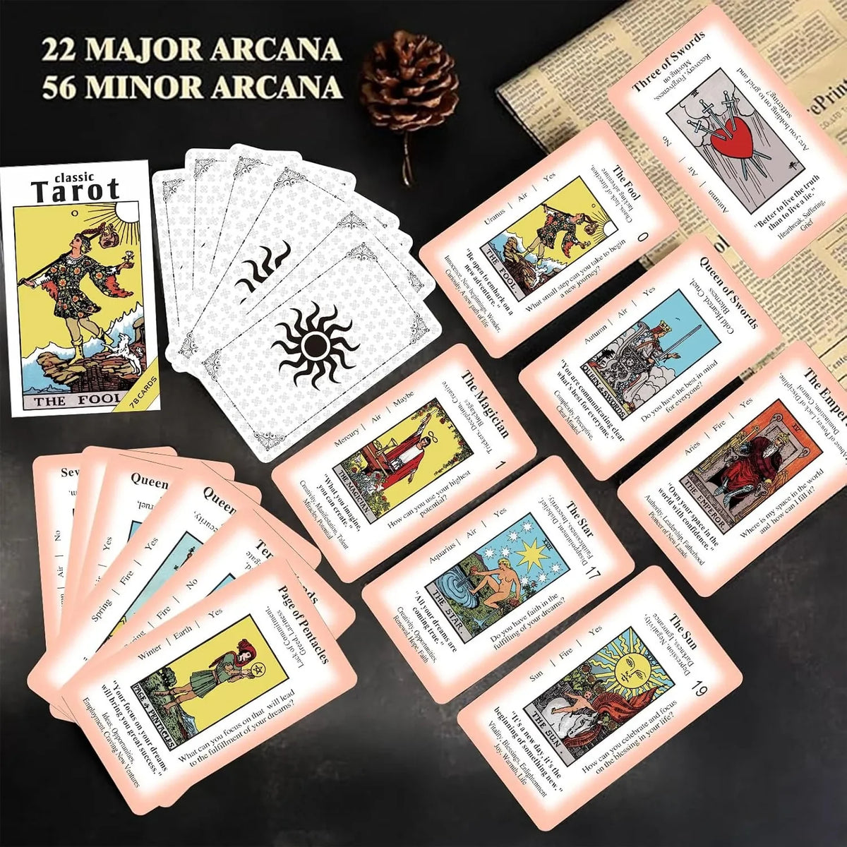 Classic Tarot Learning Card Deck for Beginners – image 6