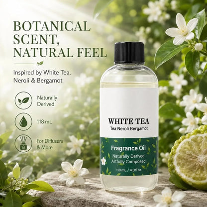 White Tea Fragrance Oil Refill Bottle – image 7