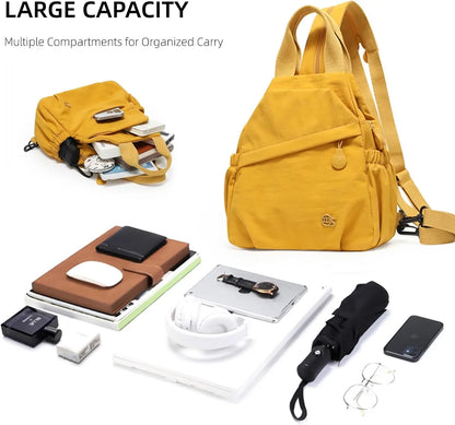 Convertible Everyday Backpack and Shoulder Bag in Four Colors – image 7