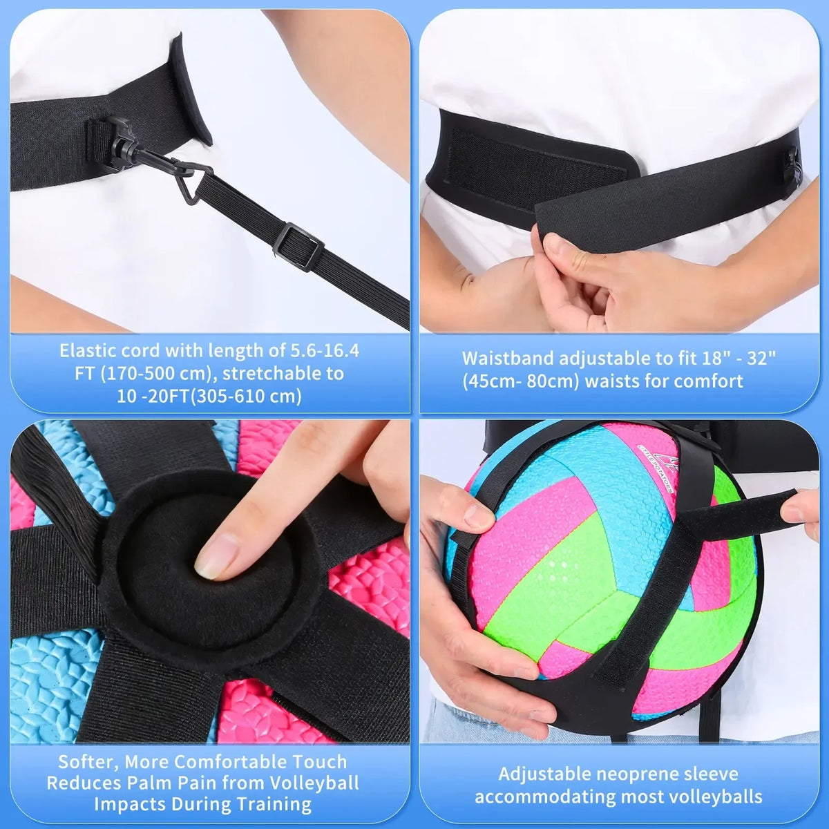 Solo Volleyball Training Tether Set in Pink or Black – image 8