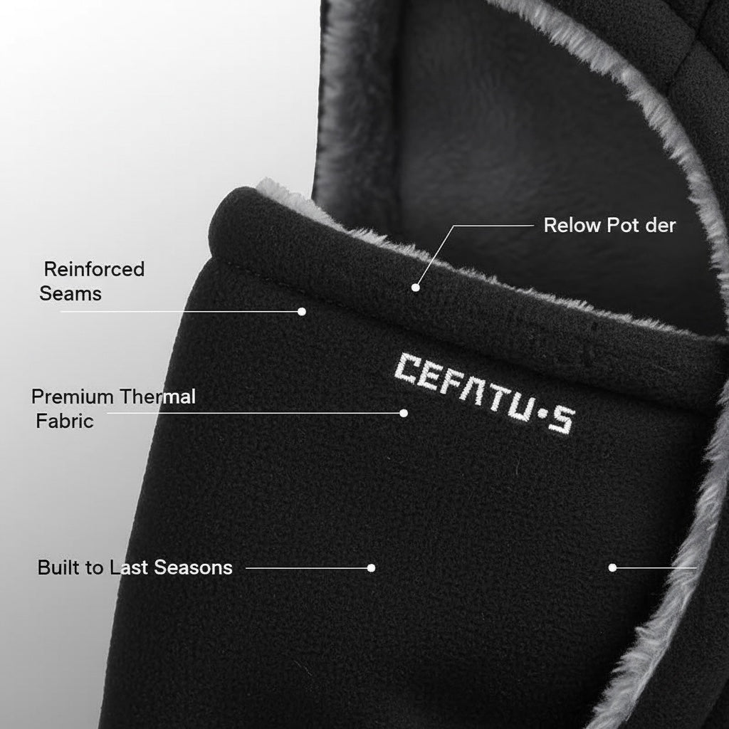 Three-in-One Fleece Balaclava Hat for Cold-Weather Outdoor Wear