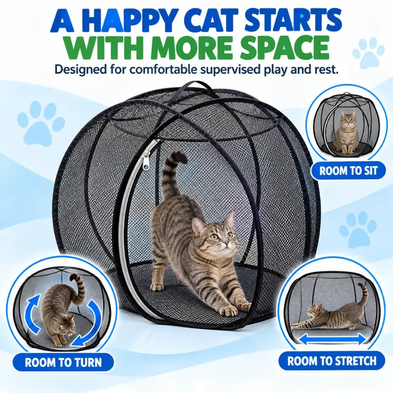 Portable Pet Playpen for Supervised Indoor Play