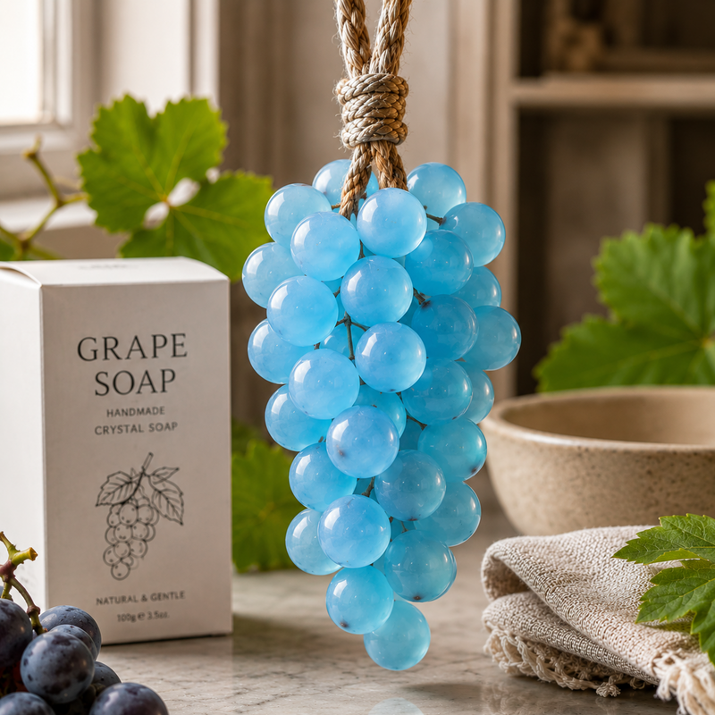 Grape Cluster Hanging Soap Gift Box