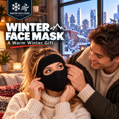 Winter Fleece Face Cover with Detachable Clear Goggles