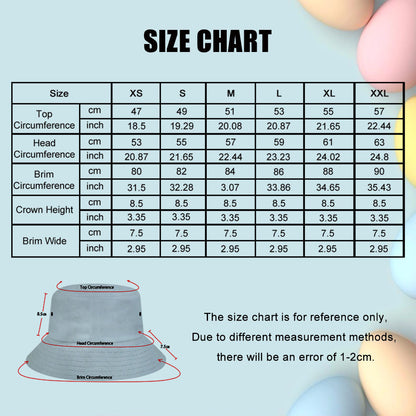 Custom Your Photo Face Summer Bucket Hat Fisherman Hat - Green