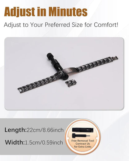 Magnetic Copper Cross Bracelet for Men