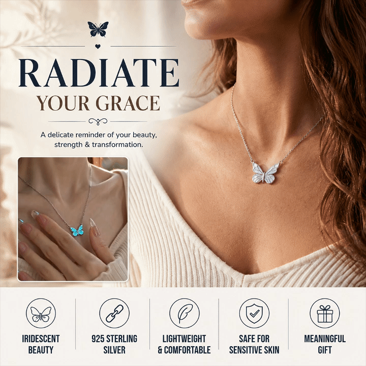 Luminous Butterfly Jewelry Set