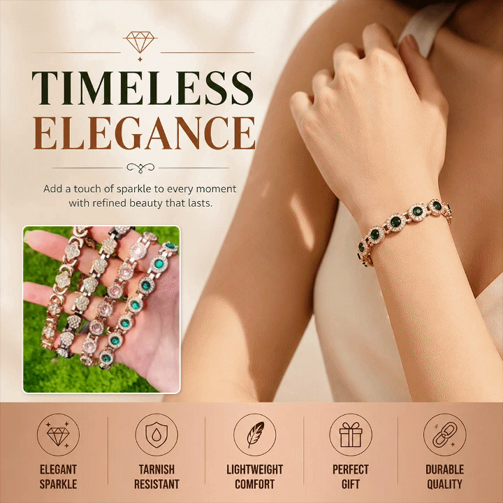 Round Magnetic Stone Bracelet