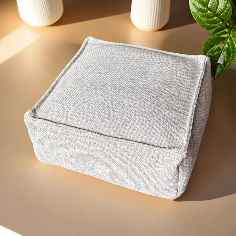 Corduroy Storage Ottoman Cover for Fill-Your-Own Seating