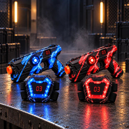 Two-Player Infrared Tag Set with Wearable Chest Targets