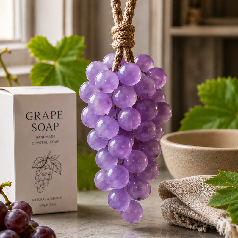 Grape Cluster Hanging Soap Gift Box