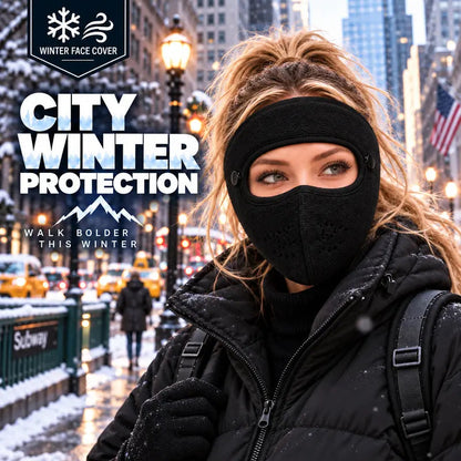Winter Fleece Face Cover with Detachable Clear Goggles