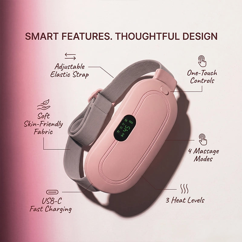 Digital-Display Heating Belt for Lower-Abdomen Warmth