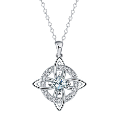 Mystical Birthstone Witches Knot Necklace -Natural Crystal 🔮❤️ Protect Your Loved Ones