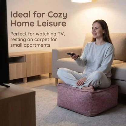 Corduroy Storage Ottoman Cover for Fill-Your-Own Seating
