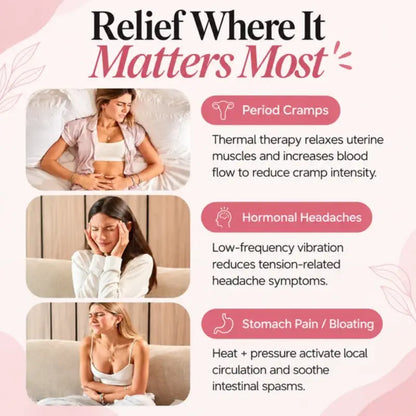 Digital-Display Heating Belt for Lower-Abdomen Warmth
