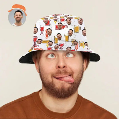 Custom Bucket Hat Unisex Outdoor Summer Cap Hiking Beach Sports Hats Gift for Lover Multiple Styles