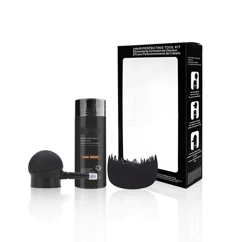 Hair Fiber Spray Set with Nozzle and Shield Comb