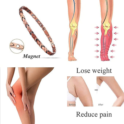 Copper Magnetic Anklet