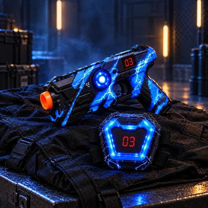 Two-Player Infrared Tag Set with Wearable Chest Targets