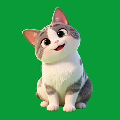Cartoon DIY Pet Holographic House For Dogs/Cats