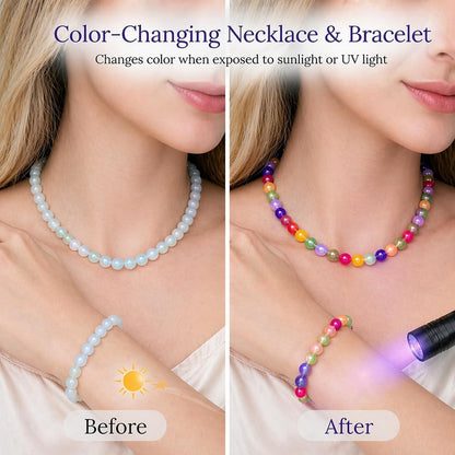 Color Changing Mood Necklace & Bracelet Set