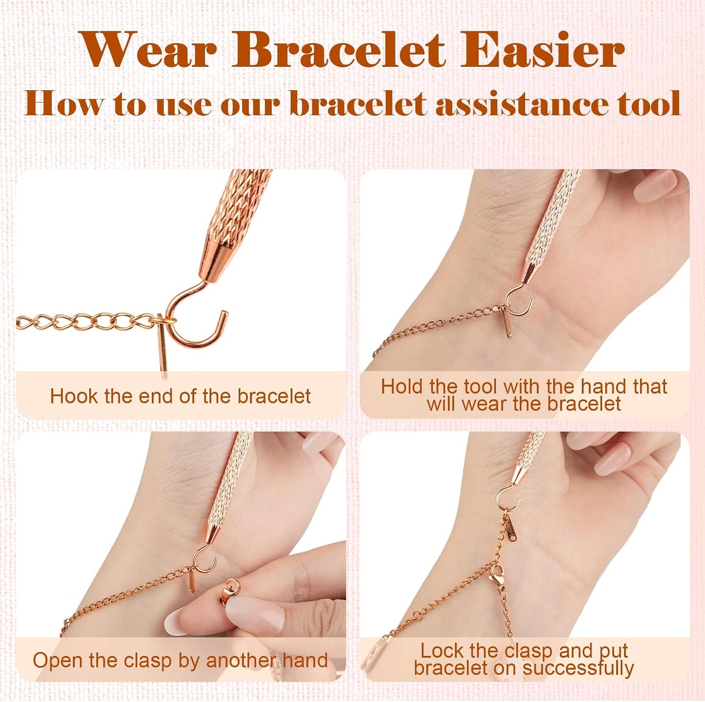 2 Pcs Bracelet Helper Tool