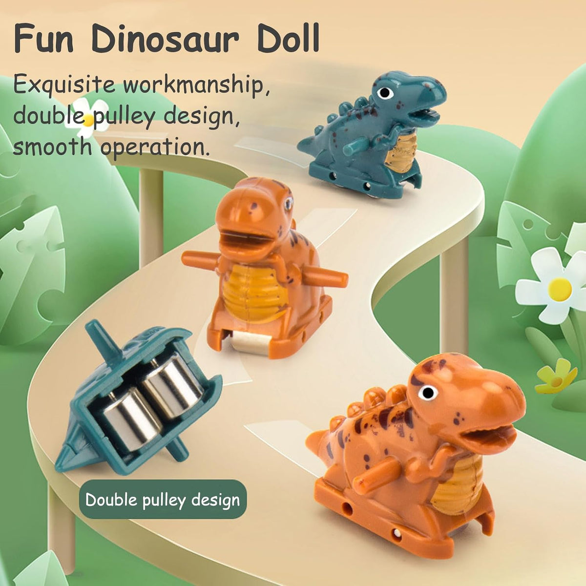 Dinosaur Climbing Track Toy with Nine Dinosaurs