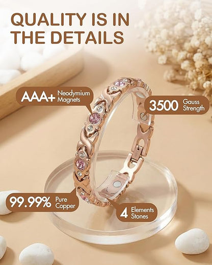 Detachable Magnetic Energy Bracelet 2-Pack