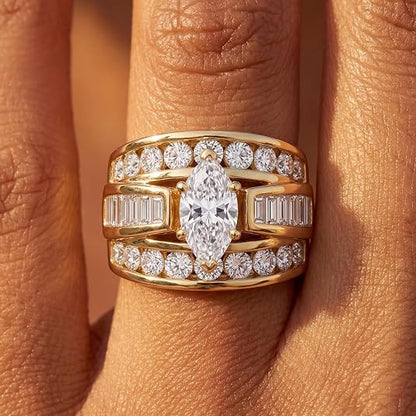 Shiny Neutral Style Ring 2 Pack