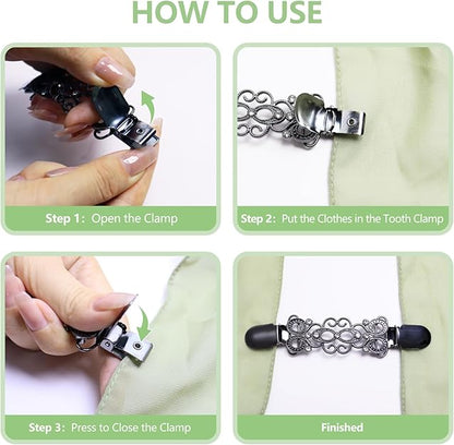 Flower Hollow Out Clothespin 6 Pcs