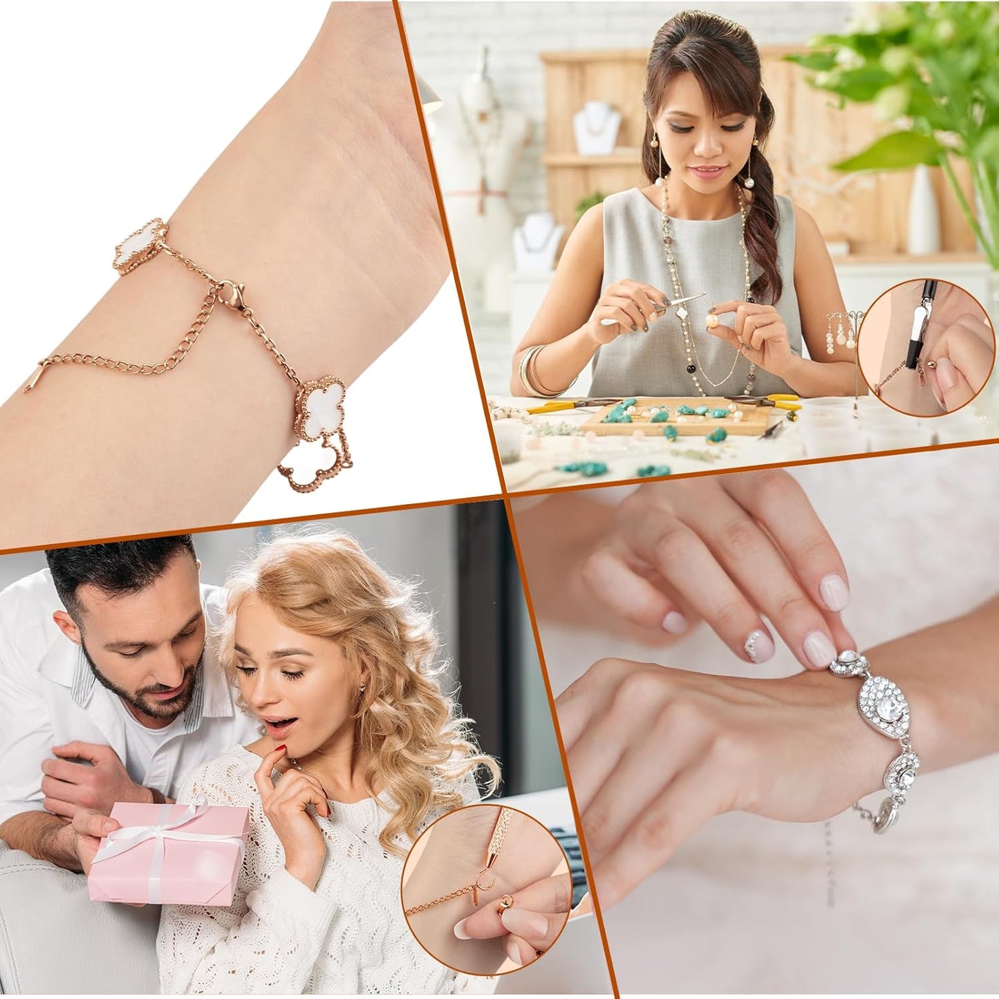 2 Pcs Bracelet Helper Tool