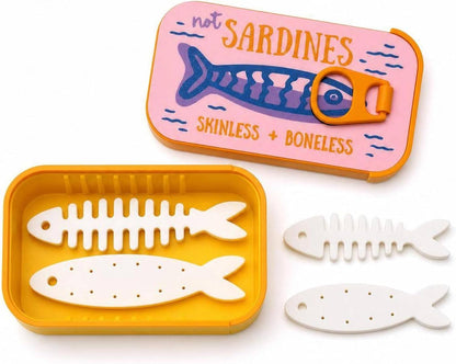 Sardine Tin Travel Jewelry Case