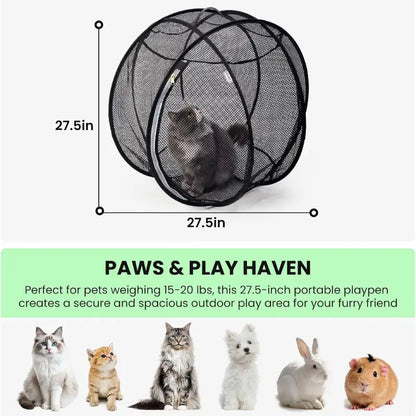 Portable Pet Playpen for Supervised Indoor Play