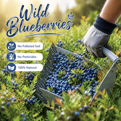 Premium Unsweetened Dried Wild Blueberries – 250g Bag