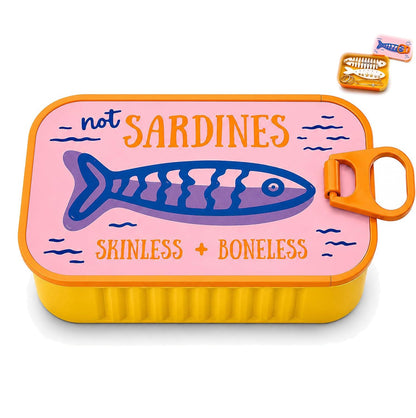 Sardine Tin Travel Jewelry Case