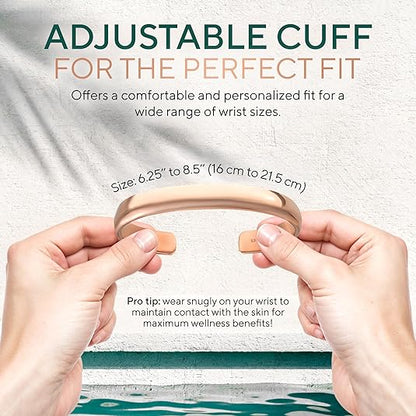 Pure Copper Cuff Plain Bracelet