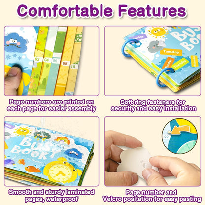 Reusable Preschool Busy Book for Early Learning and Quiet Play – image 6