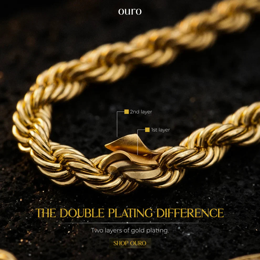 14K Gold-Plated Crucifix Chain