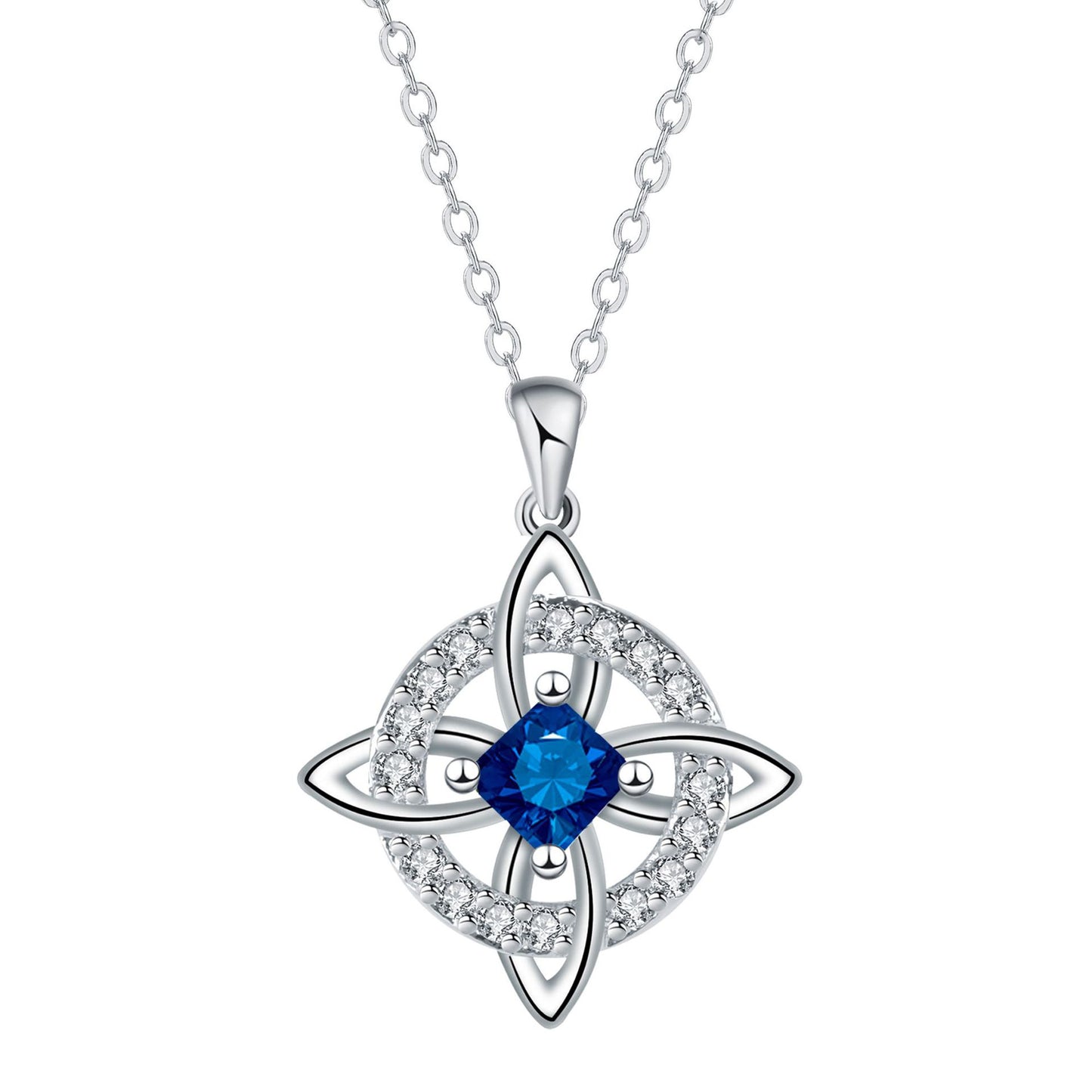 Mystical Birthstone Witches Knot Necklace -Natural Crystal 🔮❤️ Protect Your Loved Ones